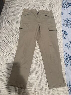 H&M Olive-Tone Utility Cargo Pants